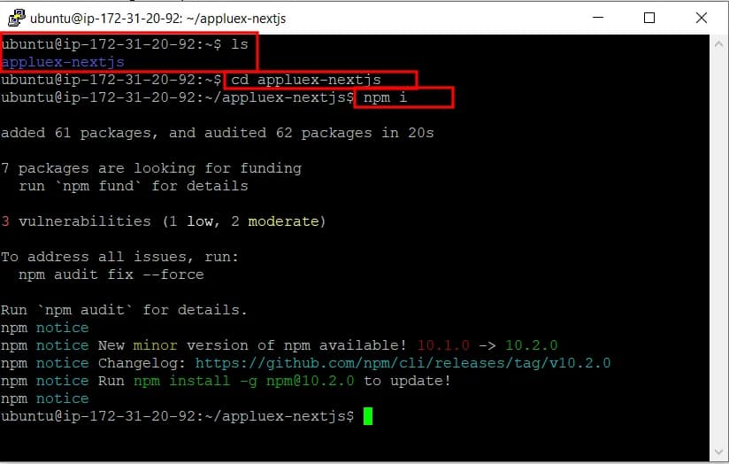 Instalar las dependencias del proyecto con npm