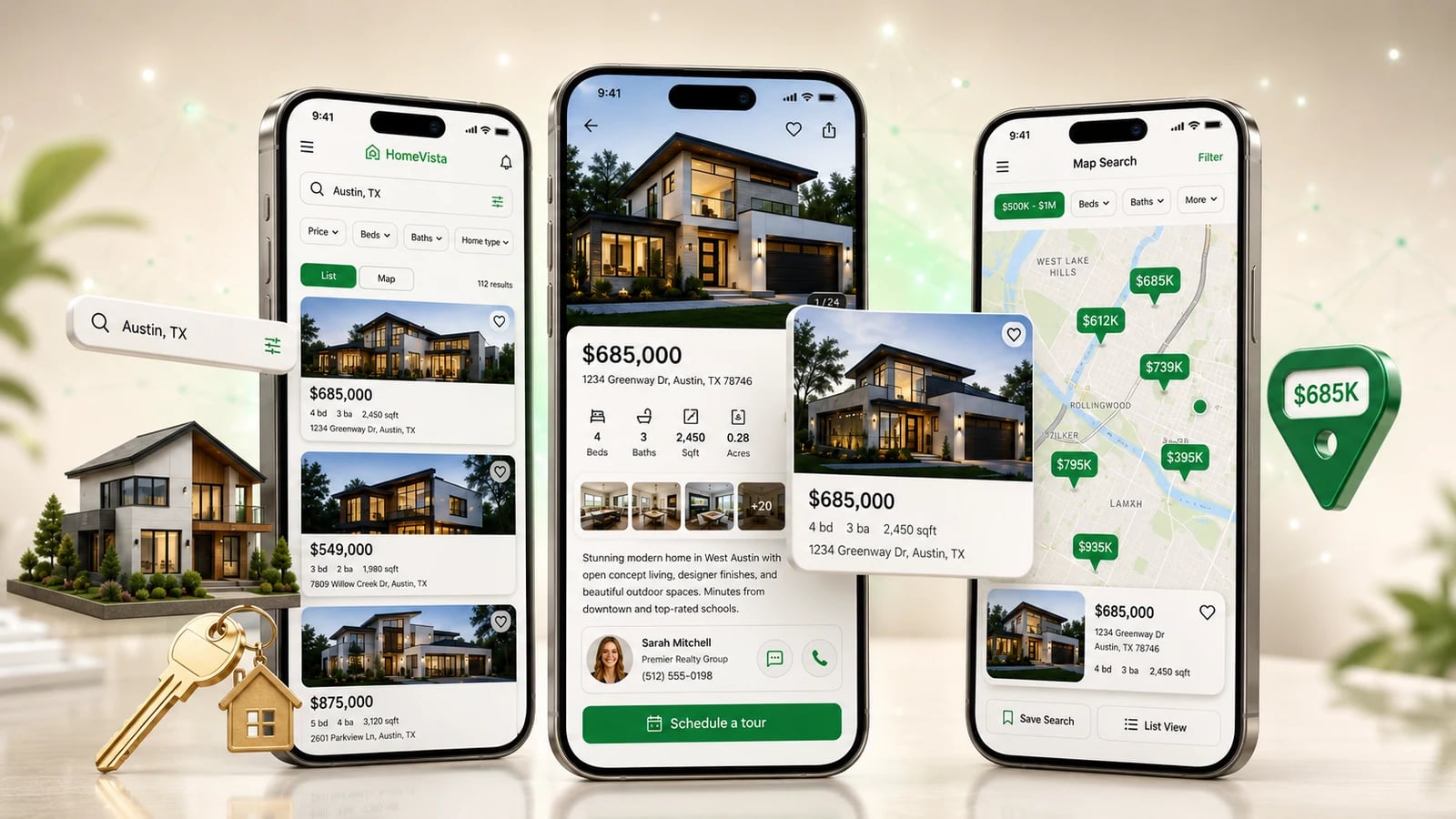 HomeVista. App móvil desarrollada por Appluex