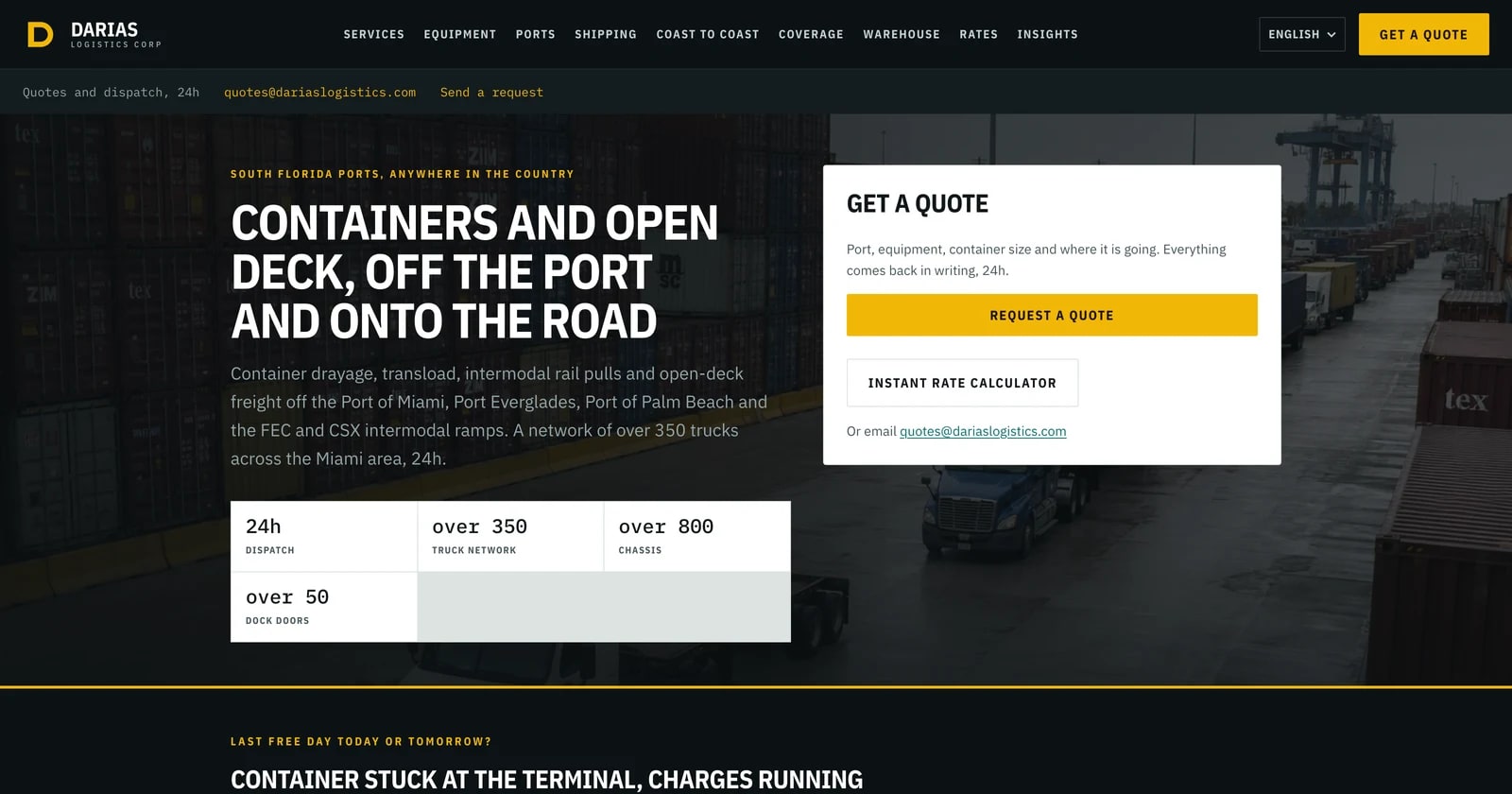 Darias Logistics preview